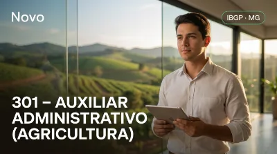 Capa: 301 – AUXILIAR ADMINISTRATIVO (AGRICULTURA)