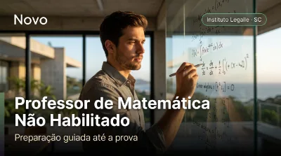 Capa: Professor de Matemática Não Habilitado