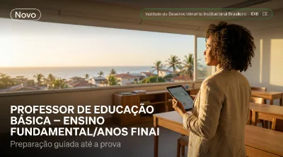 Capa: PROFESSOR DE EDUCAÇÃO BÁSICA – ENSINO FUNDAMENTAL/ANOS FINAIS – LÍNGUA INGLESA