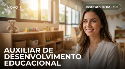 Capa: AUXILIAR DE DESENVOLVIMENTO EDUCACIONAL