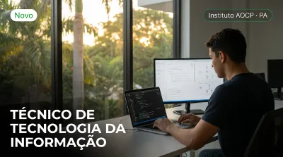 Capa: TÉCNICO DE TECNOLOGIA DA INFORMAÇÃO