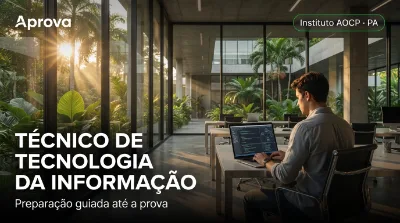 Capa: TÉCNICO DE TECNOLOGIA DA INFORMAÇÃO