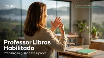 Capa: Professor Libras Habilitado