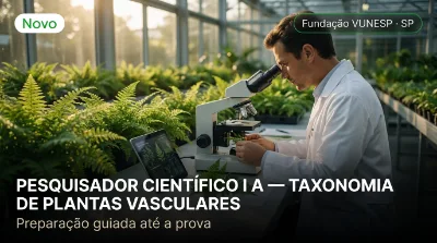 Capa: PESQUISADOR CIENTÍFICO I A — TAXONOMIA DE PLANTAS VASCULARES: II – SAMAMBAIAS E LICÓFITAS