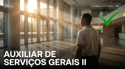 Capa: AUXILIAR DE SERVIÇOS GERAIS II