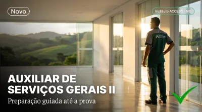Capa: AUXILIAR DE SERVIÇOS GERAIS II