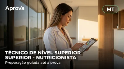 Capa: TÉCNICO DE NÍVEL SUPERIOR - NUTRICIONISTA