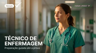 Capa: TÉCNICO DE ENFERMAGEM