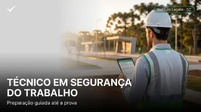 Capa: TÉCNICO EM SEGURANÇA DO TRABALHO