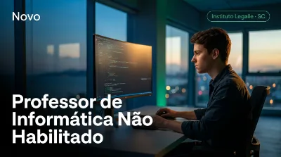 Capa: Professor de Informática Não Habilitado