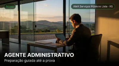 Capa: AGENTE ADMINISTRATIVO