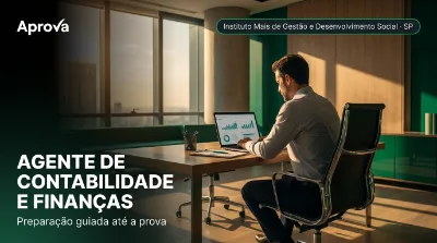 Capa: AGENTE DE CONTABILIDADE E FINANÇAS