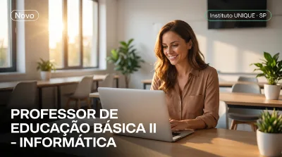Capa: PROFESSOR DE EDUCAÇÃO BÁSICA II – INFORMÁTICA