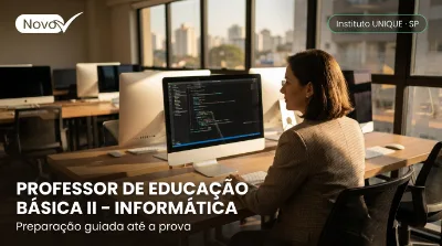 Capa: PROFESSOR DE EDUCAÇÃO BÁSICA II – INFORMÁTICA