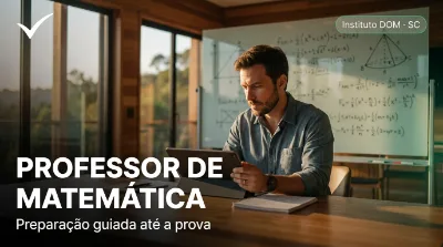 Capa: PROFESSOR DE MATEMÁTICA