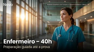 Capa: Enfermeiro – 40h