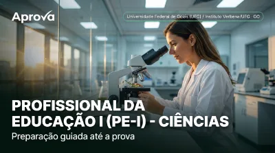Capa: PROFISSIONAL DA EDUCAÇÃO I (PE-I) - CIÊNCIAS