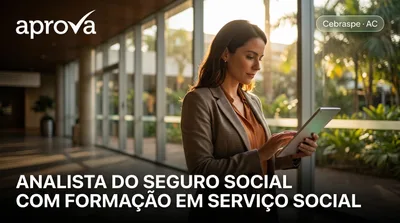 Capa do curso ANALISTA DO SEGURO SOCIAL COM FORMAÇÃO EM SERVIÇO SOCIAL