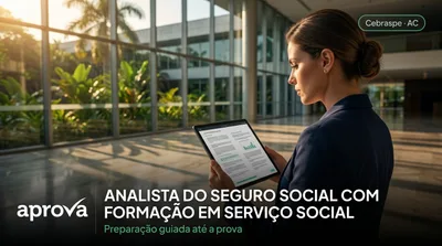 Capa: ANALISTA DO SEGURO SOCIAL COM FORMAÇÃO EM SERVIÇO SOCIAL