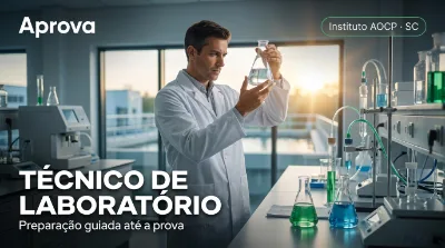 Capa: TÉCNICO DE LABORATÓRIO