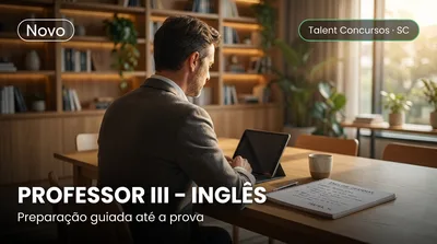 Capa: PROFESSOR III – INGLÊS