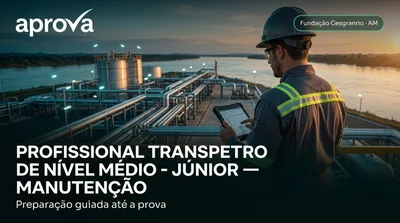 Capa: PROFISSIONAL TRANSPETRO DE NÍVEL MÉDIO - JÚNIOR — MANUTENÇÃO - INSTRUMENTAÇÃO
