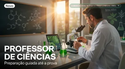 Capa: PROFESSOR DE CIÊNCIAS