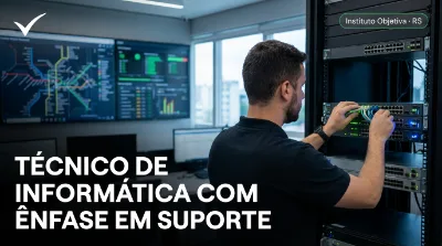 Capa: TÉCNICO DE INFORMÁTICA COM ÊNFASE EM SUPORTE