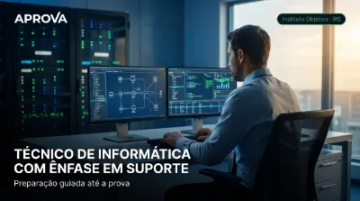 Capa: TÉCNICO DE INFORMÁTICA COM ÊNFASE EM SUPORTE