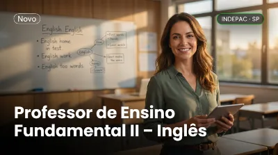 Capa: Professor de Ensino Fundamental II – Inglês