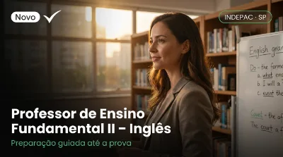 Capa: Professor de Ensino Fundamental II – Inglês