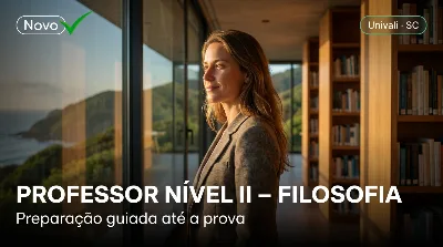 Capa: PROFESSOR NÍVEL II – FILOSOFIA