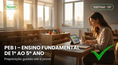 Capa: PEB I – ENSINO FUNDAMENTAL DE 1º AO 5º ANO