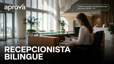 Capa: RECEPCIONISTA BILINGUE