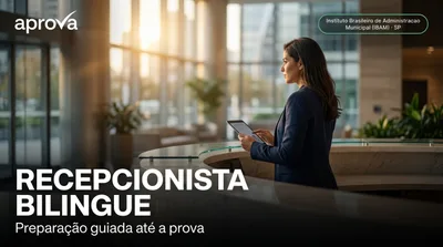Capa: RECEPCIONISTA BILINGUE