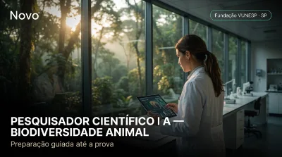 Capa: PESQUISADOR CIENTÍFICO I A — BIODIVERSIDADE ANIMAL