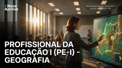 Capa: PROFISSIONAL DA EDUCAÇÃO I (PE-I) - GEOGRAFIA
