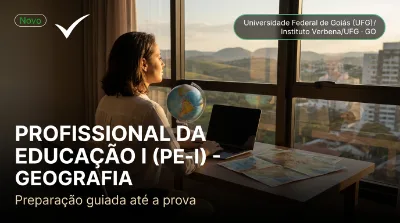 Capa: PROFISSIONAL DA EDUCAÇÃO I (PE-I) - GEOGRAFIA