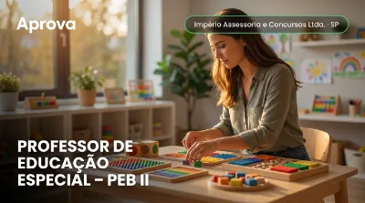 Capa: PROFESSOR DE EDUCAÇÃO ESPECIAL – PEB II