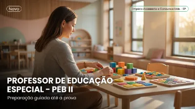 Capa: PROFESSOR DE EDUCAÇÃO ESPECIAL – PEB II