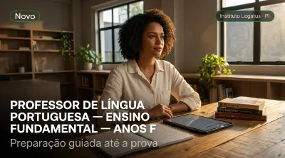Capa: PROFESSOR DE LÍNGUA PORTUGUESA — ENSINO FUNDAMENTAL — ANOS FINAIS (6º AO 9º ANO)