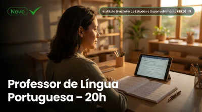 Capa: Professor de Língua Portuguesa – 20h