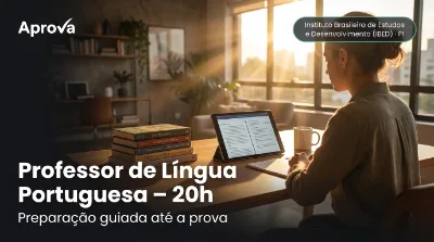 Capa: Professor de Língua Portuguesa – 20h
