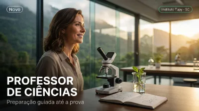 Capa: PROFESSOR DE CIÊNCIAS