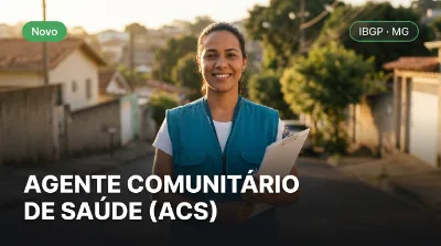 Capa: AGENTE COMUNITÁRIO DE SAÚDE (ACS)