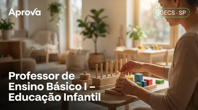 Capa: Professor de Ensino Básico I – Educação Infantil