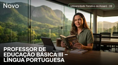 Capa: PROFESSOR DE EDUCAÇÃO BÁSICA III – LÍNGUA PORTUGUESA
