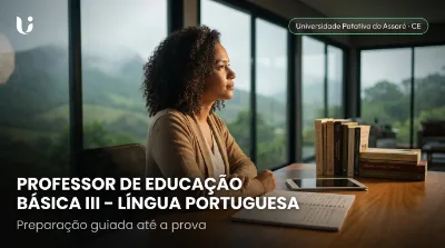 Capa: PROFESSOR DE EDUCAÇÃO BÁSICA III – LÍNGUA PORTUGUESA