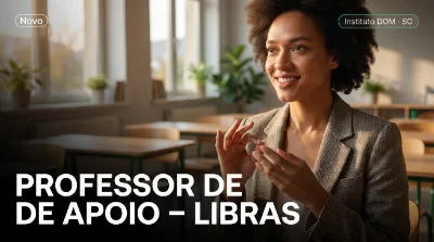 Capa: PROFESSOR DE APOIO – LIBRAS