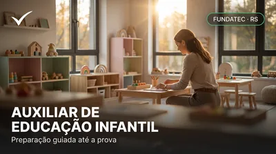 Capa: AUXILIAR DE EDUCAÇÃO INFANTIL
